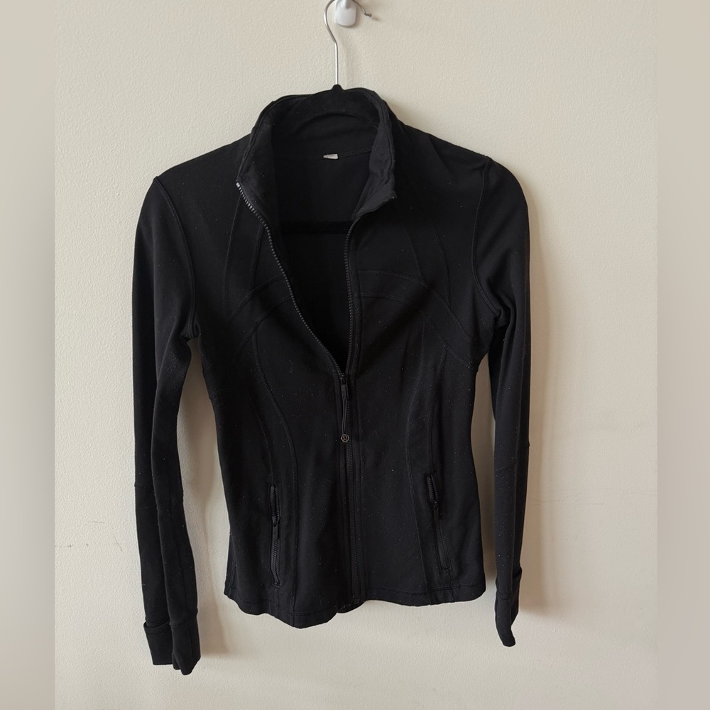 LULULEMON black full length define  jacket